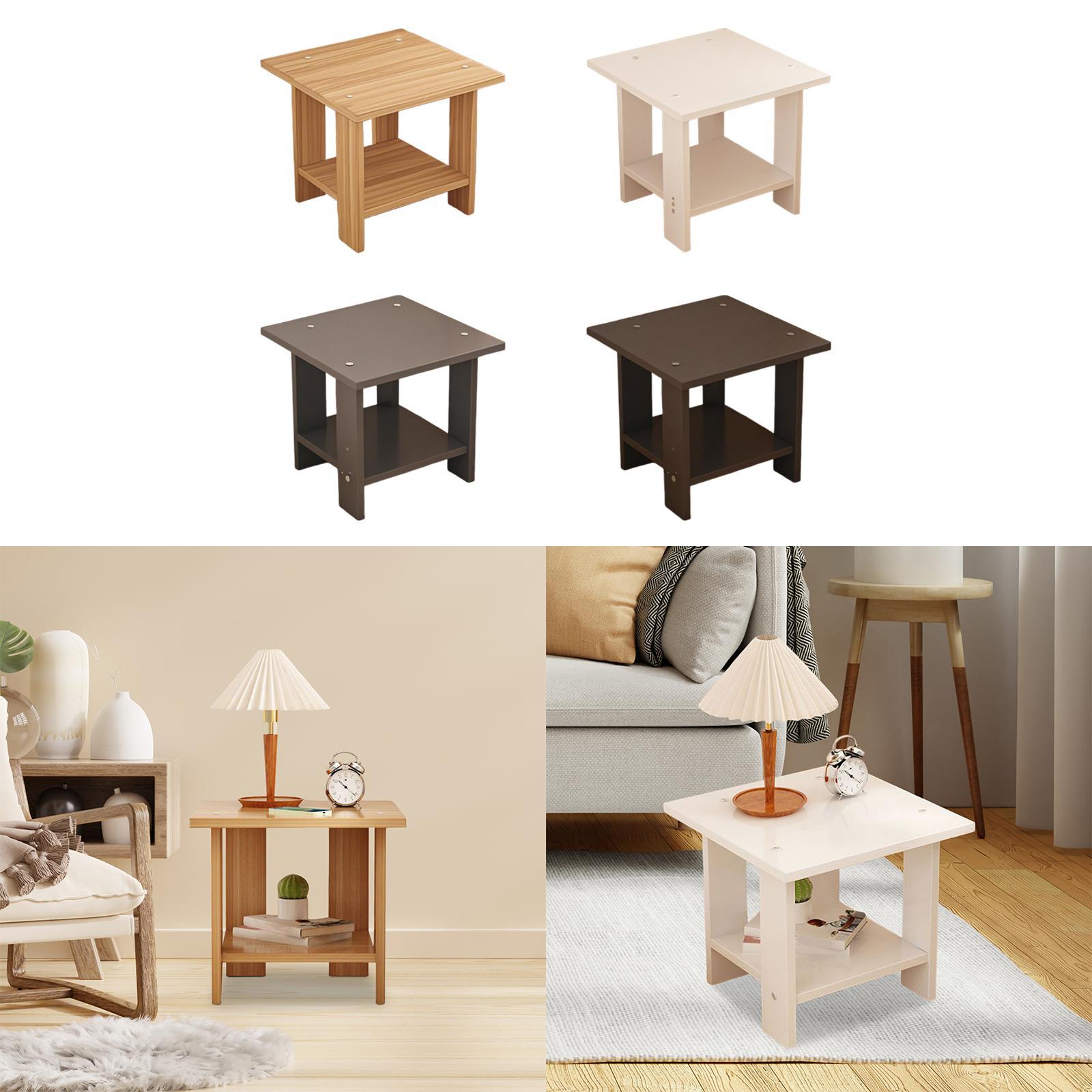 Ahşap Çift Katmanlı Yan Sehpa  - Desk Setup Minimalist incelemesi ve fiyatı